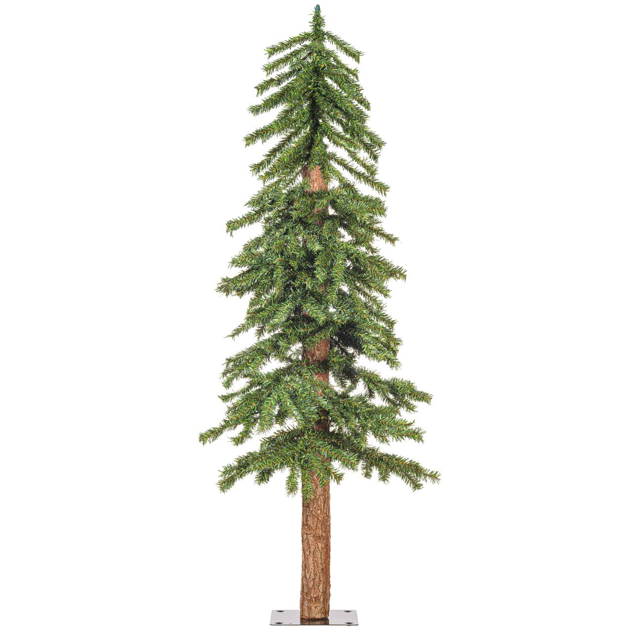 4ft. Unlit Natural Bark Alpine Artificial Christmas Tree
